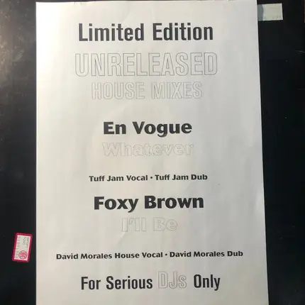 En Vogue / Foxy Brown - Whatever / I'll Be