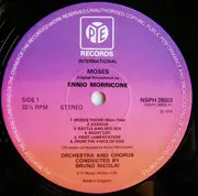LP - Ennio Morricone - Moses The Lawgiver (Original Motion Picture Soundtrack)