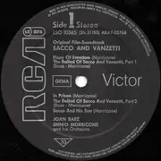 LP - Soundtrack - Sacco And Vanzetti - Black Victor Labels