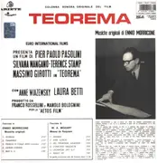 LP - Ennio Morricone - Teorema - 180gr.  Clear Transparent Vinyl