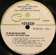 LP - Enoch Light And His Orchestra - The Million Dollar Sound Of The World's Most Precious Violins Volume 1 - Gatefold