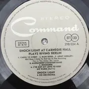LP - Enoch Light And His Orchestra - Enoch Light And His Orchestra At Carnegie Hall Play Irving Berlin