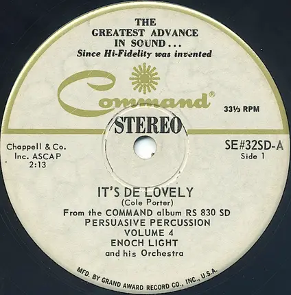 Enoch Light And His Orchestra - Persuasive Percussion Volume 4