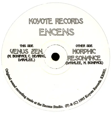 Encens - Morphic Resonance / Venus Zen