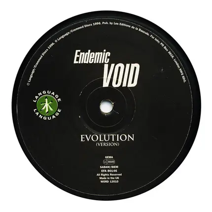 Endemic Void - Lost Souls / Evolution