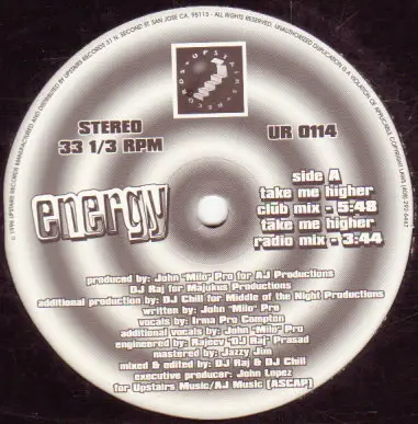 Energy - Take Me Higher