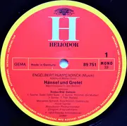 Double LP - Engelbert Humperdinck - Hänsel Und Gretel (Gesamtaufnahme) - Mono