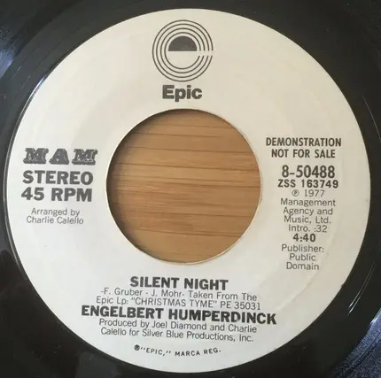 Engelbert Humperdinck - A Night To Remember / Silent Night