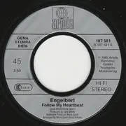 7inch Vinyl Single - Engelbert Humperdinck - Follow My Heartbeat