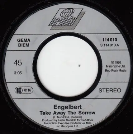 Engelbert Humperdinck - Take Away The Sorrow