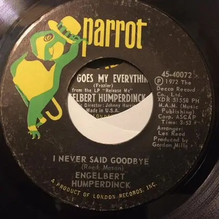 Engelbert Humperdinck - Time After Time / I Never Said Goodbye