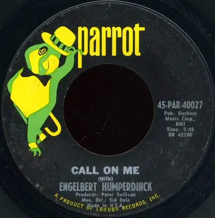 Engelbert Humperdinck - A Man Without Love / Call On Me