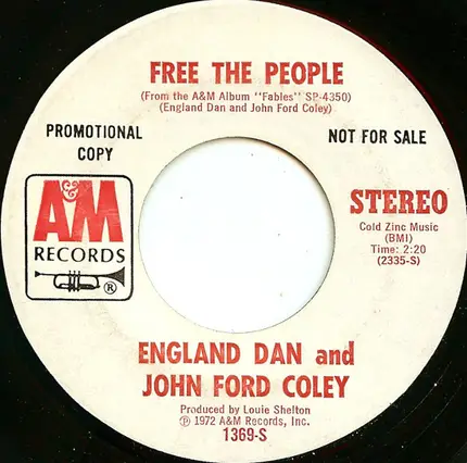 England Dan & John Ford Coley - Free The People
