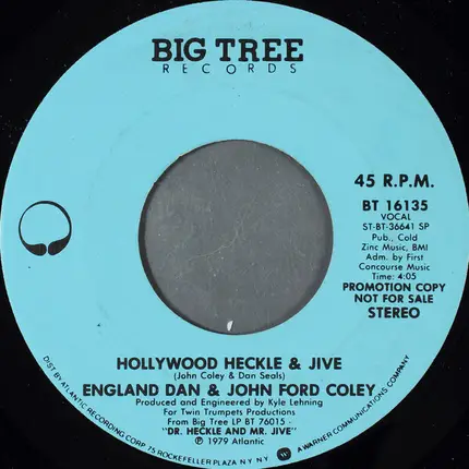 England Dan & John Ford Coley - Hollywood Heckle & Jive