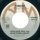 7inch Vinyl Single - England Dan & John Ford Coley - Simone