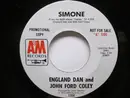 7inch Vinyl Single - England Dan & John Ford Coley - Simone