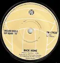 7inch Vinyl Single - England World Cup Squad '70' - Back Home - Solid Centre, Football Label