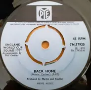 England World Cup Squad "70" - Back Home