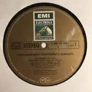 LP - Monteverdi / Scarlatti - Janet Baker Singt Monteverdi und Scarlatti