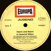LP - Enid Blyton - Hanni Und Nanni  - Hanni Und Nanni In Tausend Nöten