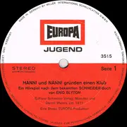 LP - Kinder-Hörspiel - Hanni Und Nanni Gründen Einen Klub