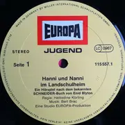 LP - Hanni und Nanni - Folge 12: Im Landschulheim