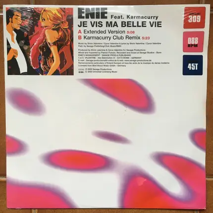 Enie van de Meiklokjes Feat. Karmacurry - Je Vis Ma Belle Vie