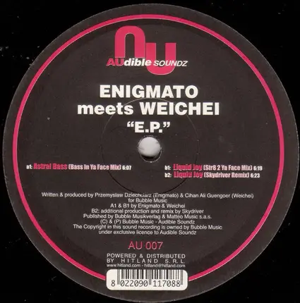 Enigmato Meets Weichei - E.P.