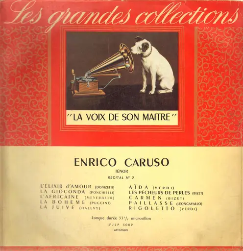 Tenor Recital N.2 Donizetti Verdi Enrico Caruso Vinyl