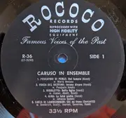 LP - Bizet / Verdi / Donizetti a.o. - Caruso In Ensemble - Mono