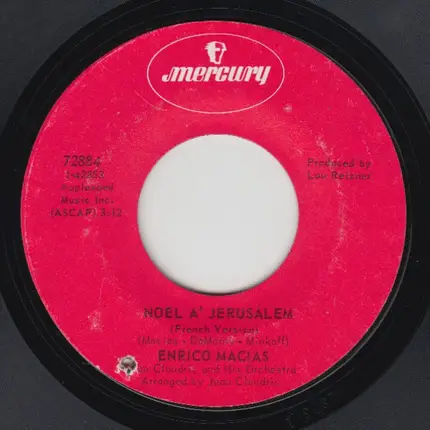 Enrico Macias - Noel A' Jerusalem