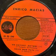 7inch Vinyl Single - Enrico Macias - Adieu Mon Pays - EP