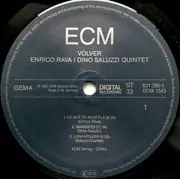 LP - Enrico Rava / Dino Saluzzi Quintet - Volver