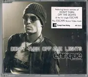 CD Single - Enrique Iglesias - Don't Turn Off The Lights