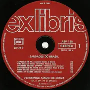 LP - Ensemble Amaro De Souza - Haraldo De Oliveira - Saudades Do Brasil