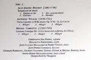 LP - Vivaldi / Rameau / Leopold Mozart a.o. - A Royal Hunt At The Château De Chantilly
