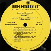 LP - Ensembles Of Radio Ankara - Songs And Dances Of Turkey