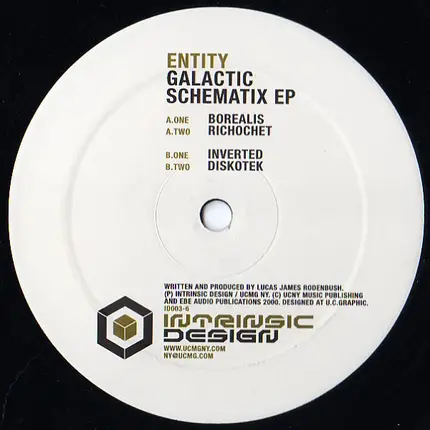Entity - Galactic Schematix EP