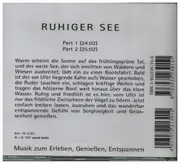 CD - Entspannungsmusik - Ruhiger See (Musik zum Erleben, Genießen, Entspannen)