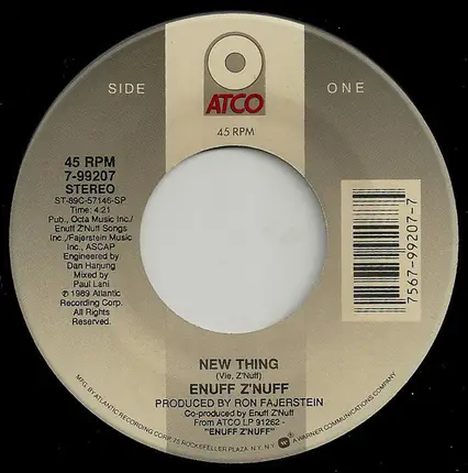 Enuff Z'nuff - New Thing