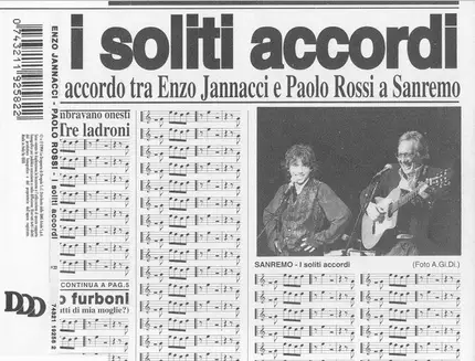 Enzo Jannacci , Paolo Rossi - I Soliti Accordi / Parlare Col Liquido