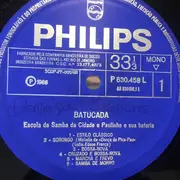 LP - Escola De Samba Da Cidade E Paulinho E Sua Bateria - Batucada - Mono