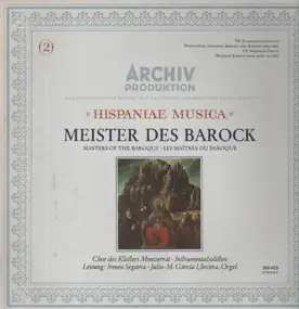 Escolania & Capella De Música Montserrat - Irenio - Hispaniae Musica: Meister Des Barock