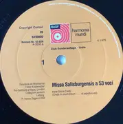LP - Escolanía De Montserrat , Tölzer Knabenchor , Collegium Aureum , Ireneu Segarra OSB - Missa Salisburgensis A 53 Voci