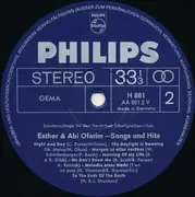 LP - Esther & Abi Ofarim - Songs & Hits