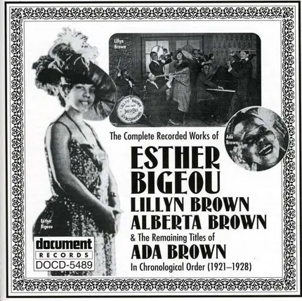 Esther Bigeou - 1921 - 1923