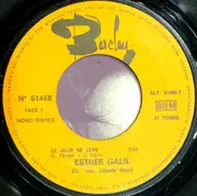 7inch Vinyl Single - Esther Galil - Le Jour Se Lève / Je T'aime A Mort