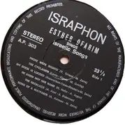 LP - Esther Ofarim - Sings Israelic Songs