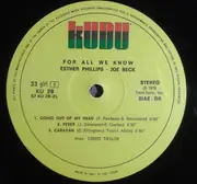 LP - Esther Phillips With Joe Beck - For All We Know