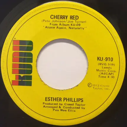 Esther Phillips - I've Never Found A Man (To Love Me Like You Do) / Cherry Red